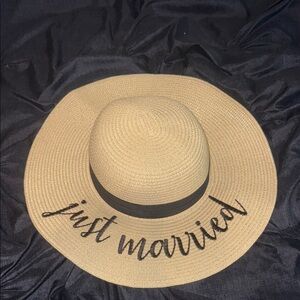 Elegant Tan Sun Hat with Black Band
